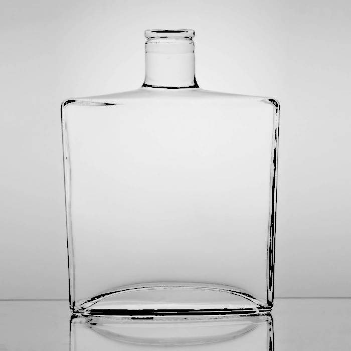 Square Rectangular Glass Bottle Wholesale 500ml 700ml Antique Whiskey Liquor